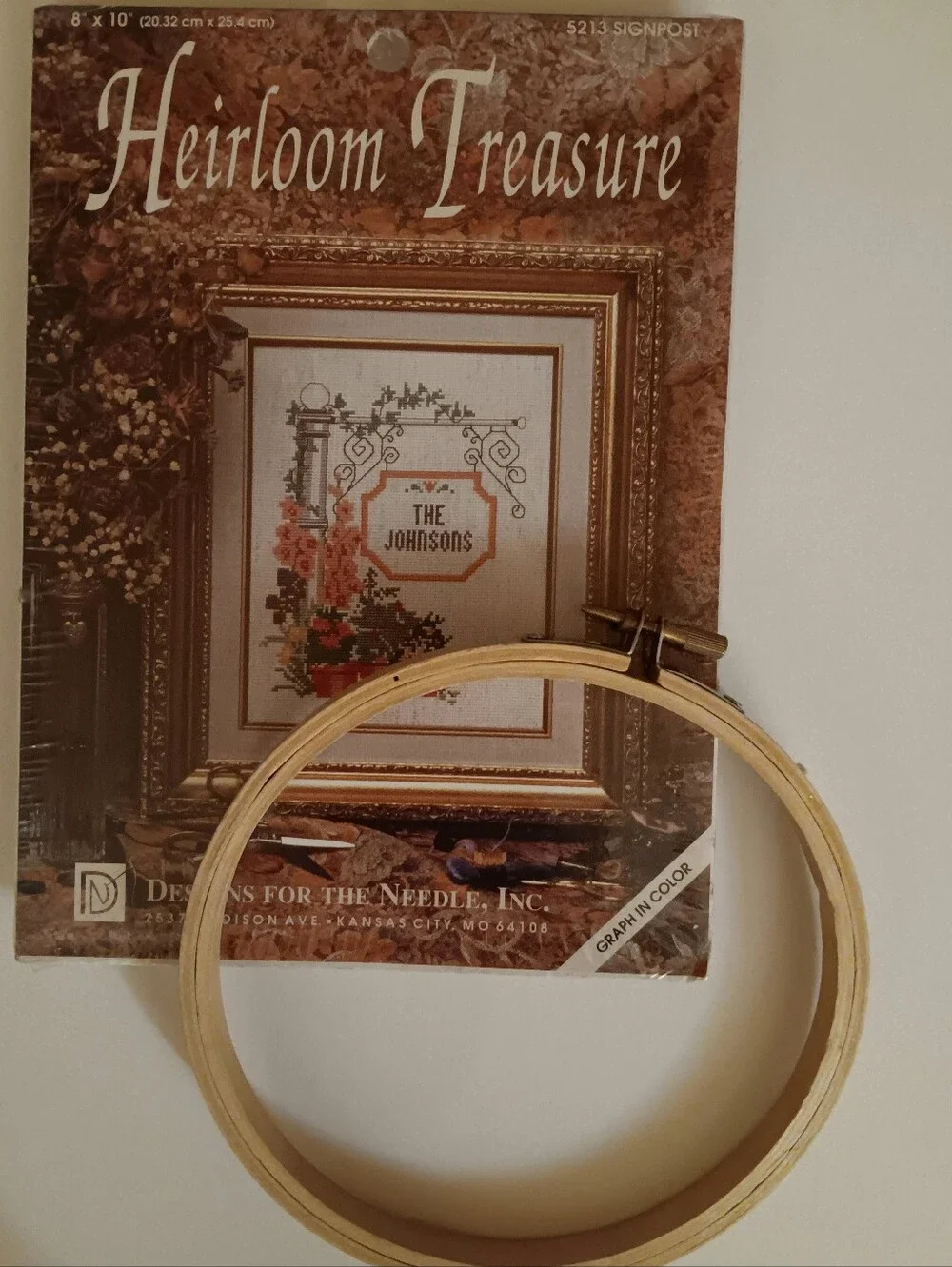 Heirloom Treasure Cross Stitch Floral Design Kit Bundle NWOT